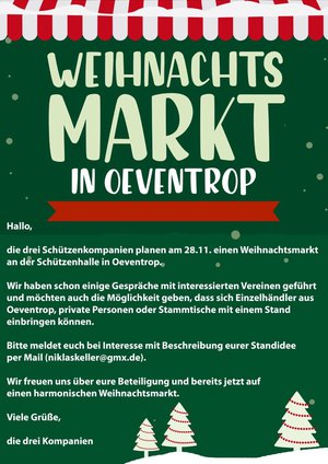 Aufruf Weihnachtsmarkt